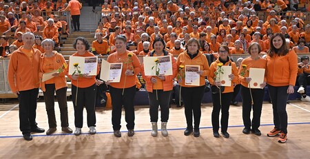 priznanja skupinam, ki telovadijo15 let